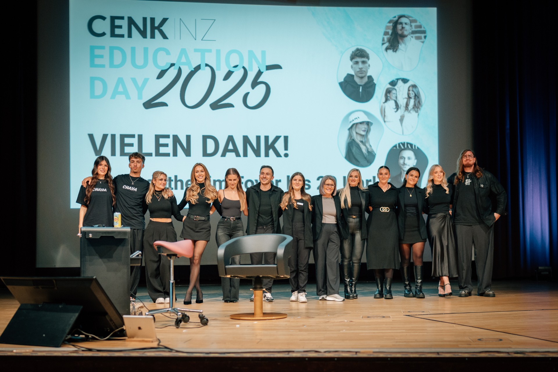 Das CENKINZ Education Day Team auf der Bühne 2025